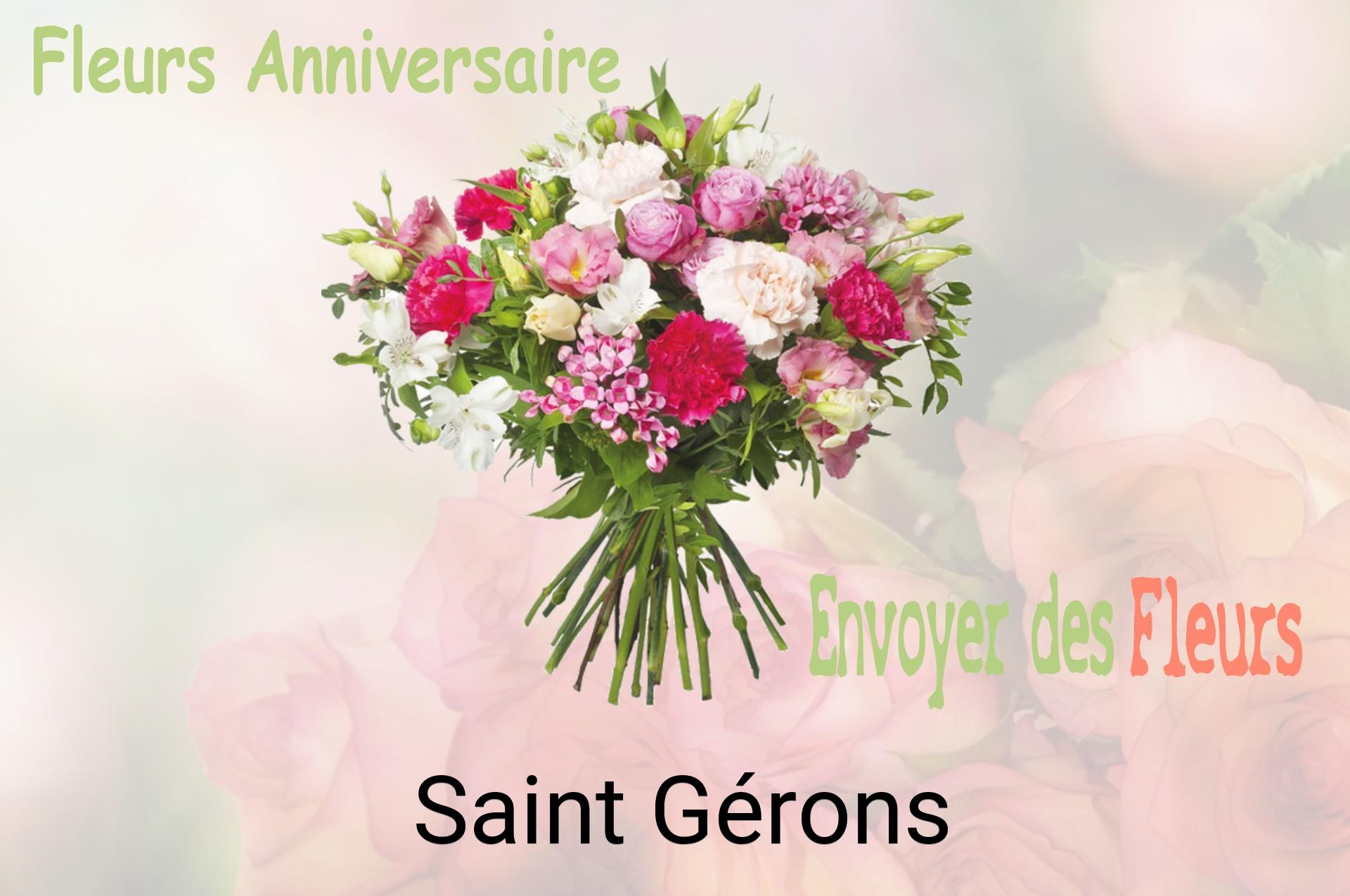 Bouquet de fleurs d’anniversaire livré à Saint-Gérons